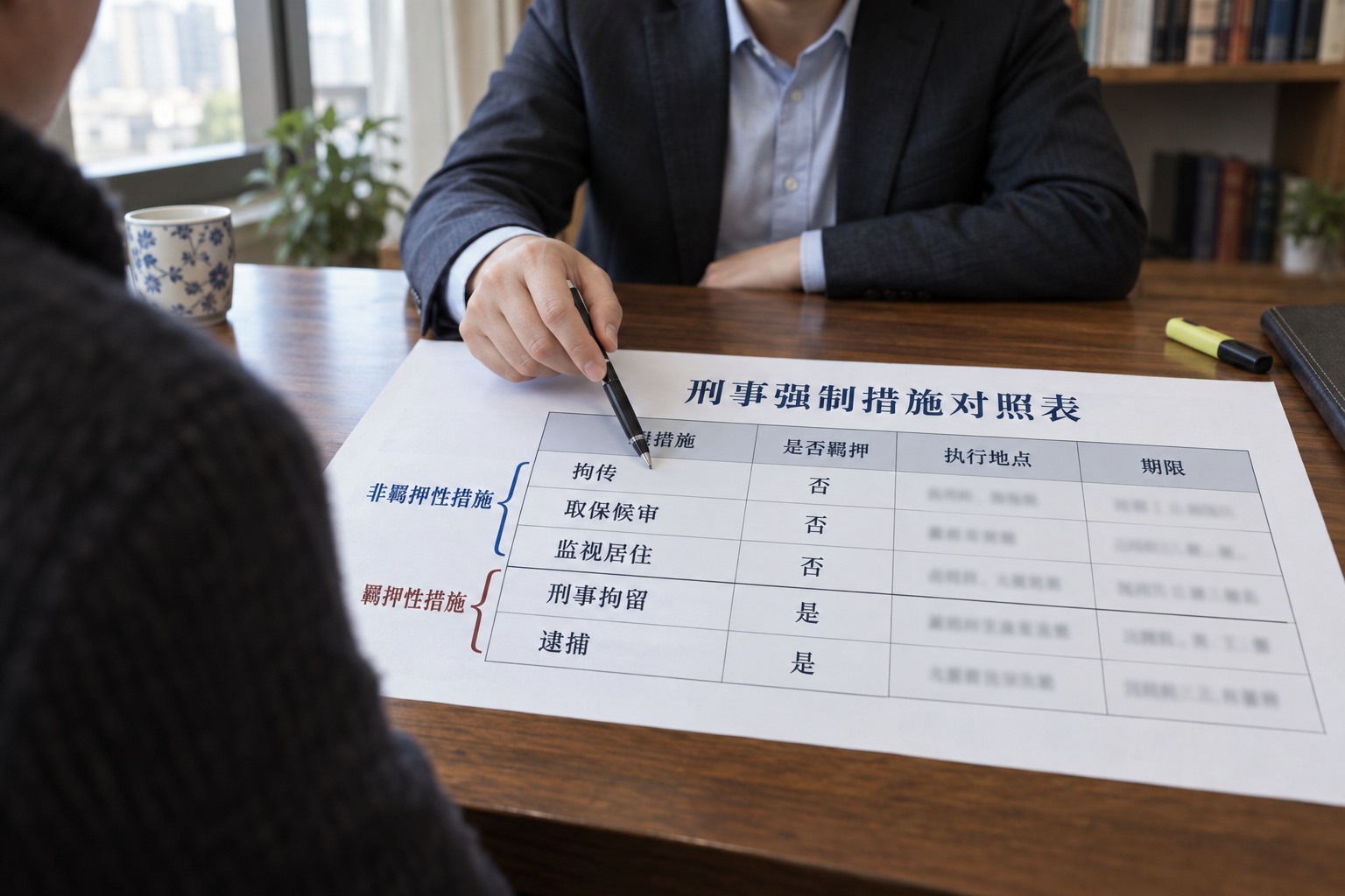 刑事强制措施全景：拘传、取保候审、监视居住、刑事拘留与逮捕的区别