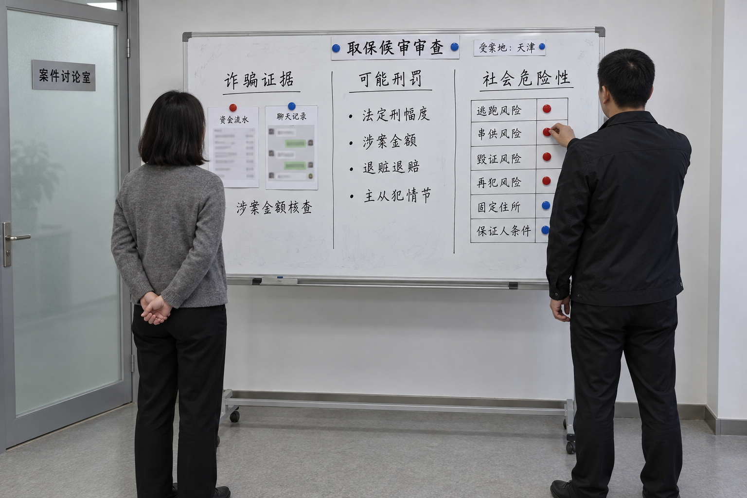 天津诈骗罪案件申请取保候审，办案机关重点审查哪些问题？